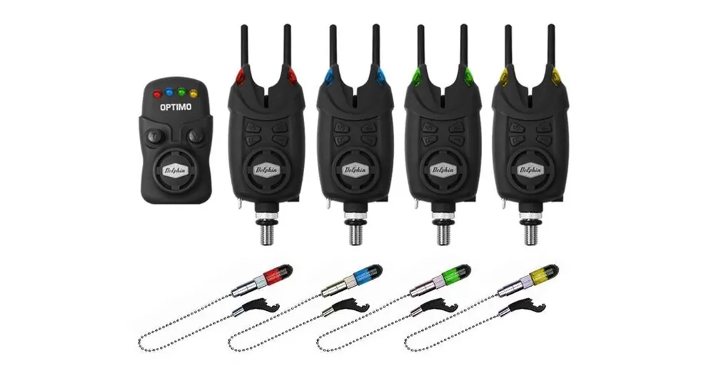 Delphin OPTIMO 9V+CSWII+snag kapásjelző szett 4+1 Direct Verzonden