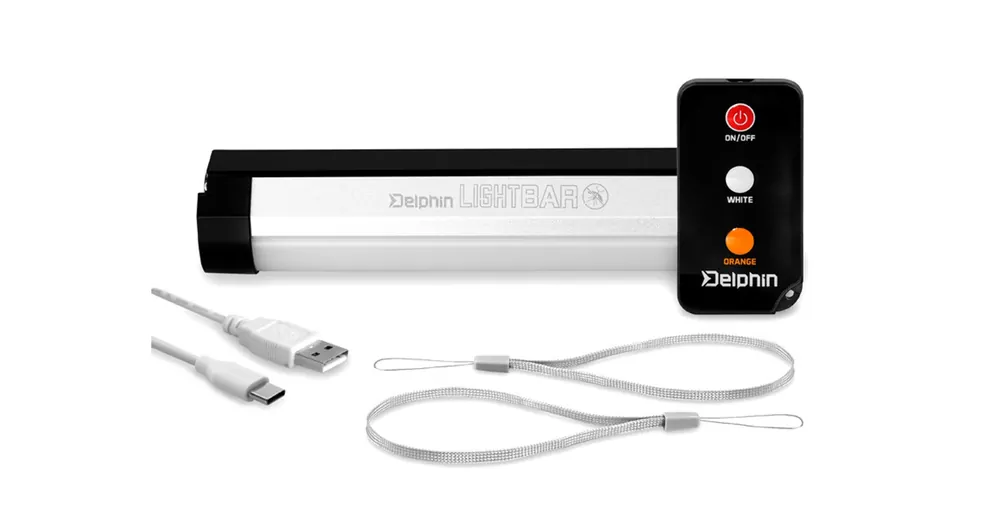 Speciale Aanbieding Delphin LightBAR UC 5700K 2000mAH sátorlámpa távírányitóval