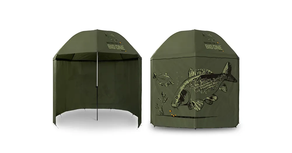 Seizoensaanbieding Delphin BigONE CARP Esernyő oldalfalakkal 250cm