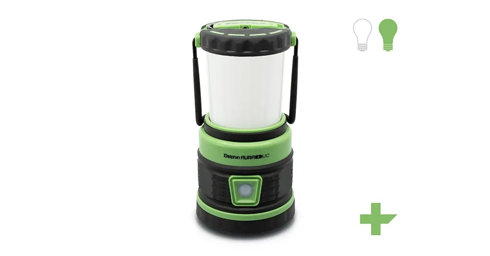 Koopje Delphin AURA+ UC Kempinglámpa 8,5W 5400mAh