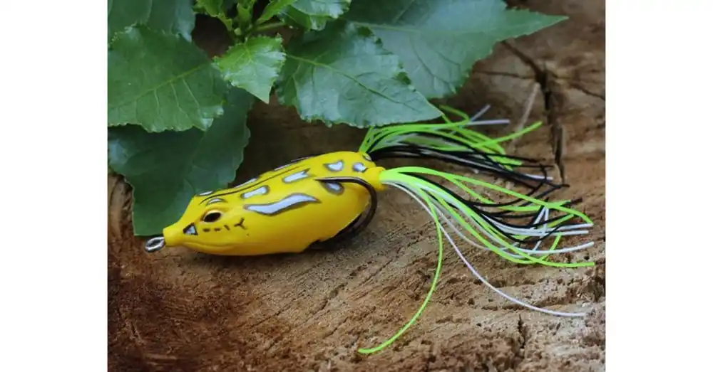 Finale Uitverkoop Rapture Dancer Frog 45mm 1/4Oz(7g) Yellow