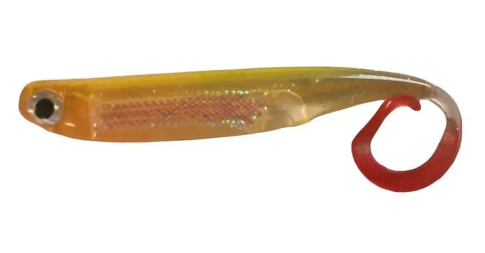 Rapture Power Minnow Curly Tail 75mm Clown Cht 6 db, plasztik csali Beperkt Aanbod