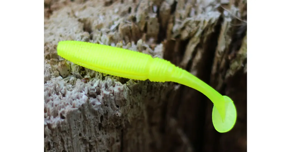 Hete Deal Rapture Power Shad Dual 7.5cm Neon Yellow 15 db, plasztik csali