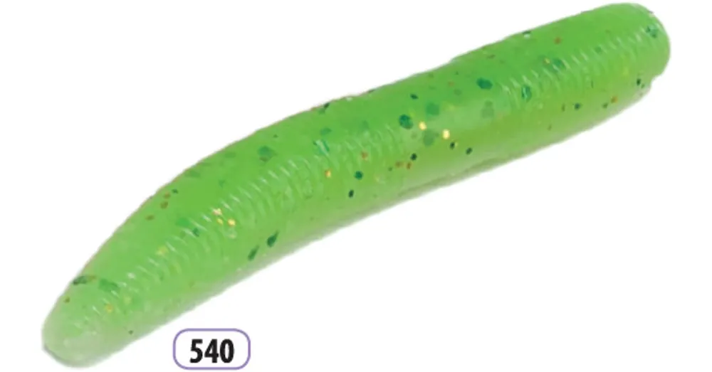 Trabucco Slurp Bait Fat Trout Worm fluo green 10db Lage Prijs