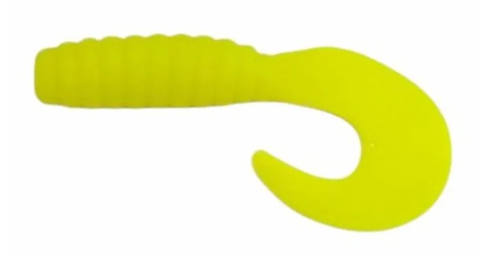 Trabucco Yummy Bait Curly Tail yellow 8db plasztik csali Nieuw