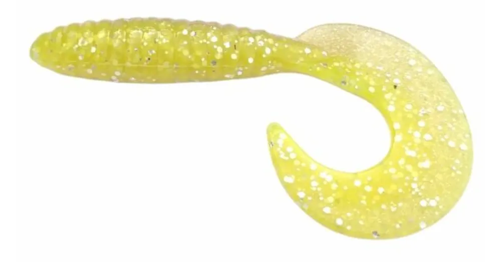 Rapture Fun Tail Grub 6.5cm chartreuse ghost plasztik csali Premium