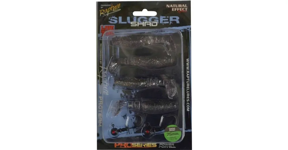 Lage Kosten Rapture Slugger Shad Set 75 Smoke Ghost 4+2db/csg, műcsali szett