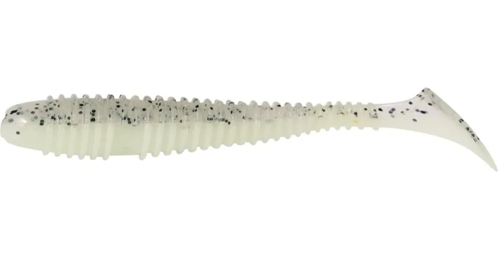 Rapture Ribbed Swing Shad 4cm glowing 14db plasztik csali Seizoensaanbieding