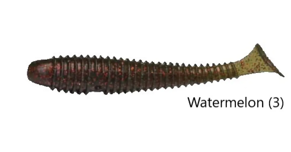 Rapture Ribbed Swing Shad 7cm watermelon 12db plasztik csali Koopje