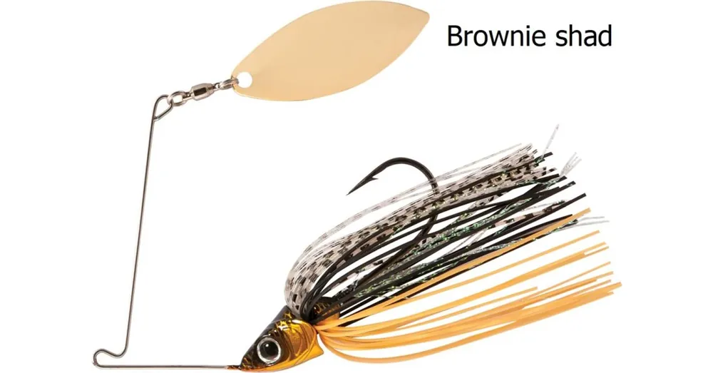 Rapture Sharp Spin Single Willow 10g Brownie Shad Aanbieding