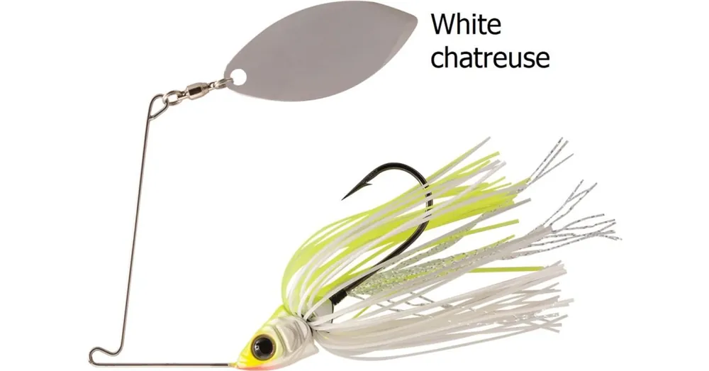 Nu Kopen Rapture Sharp Spin Single Willow 14g White Chartreuse