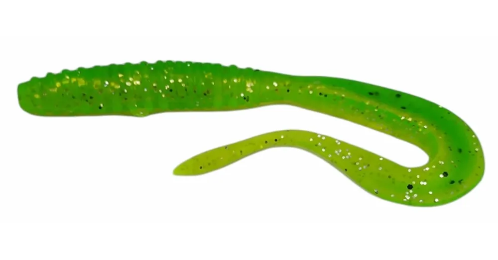 Koopje Rapture Mad Worm 10cm neon green 10db plasztik csali