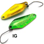 Nories Masukuroto Rooney 29mm 1.8g 052 kanál villantó (Impact Green) Beperkte Voorraad