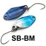 Nories Masukuroto Weeper 23mm 1.5g 067 kanál villantó (Silberblau / Blau-metallic) Nu Kopen