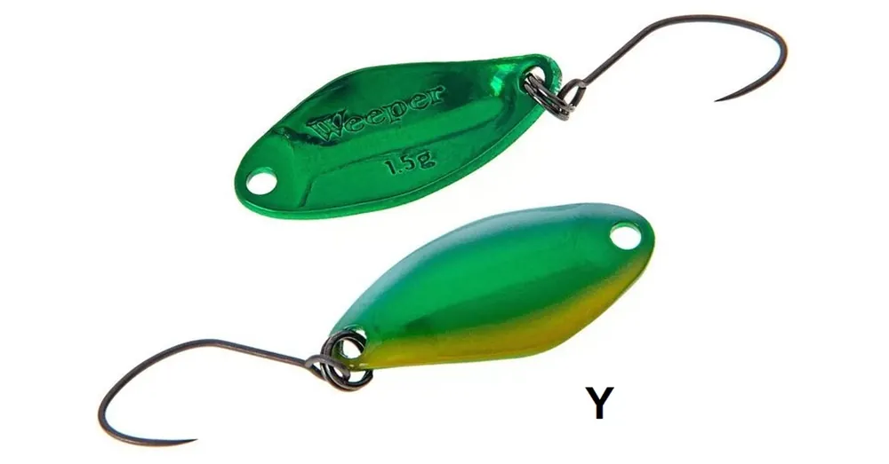 Nories Masukuroto Weeper 23mm 1.5g 041 kanál villantó (Yellow Emerald Shad) Alleen Vandaag