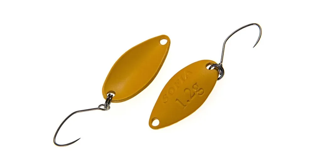 Nories Masukuroto Sofia 22mm 1.2g 083 kanál villantó (Yellow Soil) Lage Prijs