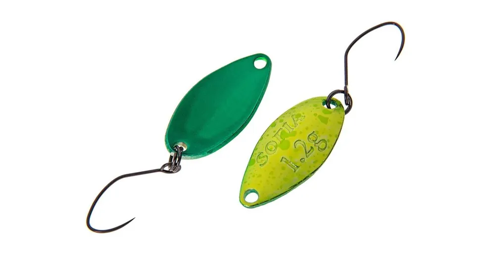 Meest Verkocht Nories Masukuroto Sofia 25mm 1.6g 091 kanál villantó (Chartreuse Green)