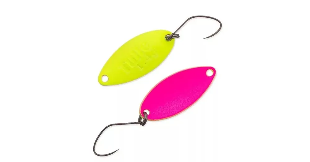 Nories Masukuroto Tulle 24mm 1.4g 002 kanál villantó (Fluo-Gelb / Pink) Beperkt Aanbod