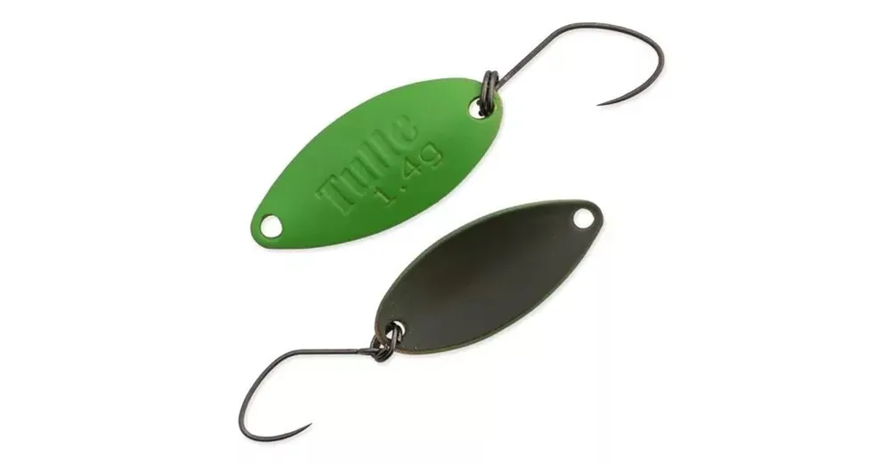 Nieuw Nories Masukuroto Tulle 24mm 1.4g 006 kanál villantó (Lime / Schwarz)