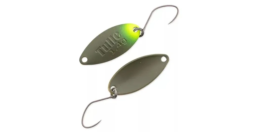 Nories Masukuroto Tulle 24mm 1.4g 023 kanál villantó (Oliv Chartreuse / Oliv) Gereduceerde Prijs