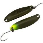 Superprijs Nories Masukuroto 39mm 3.7g LD 023 kanál villantó (Oliv Chartreuse / Oliv)
