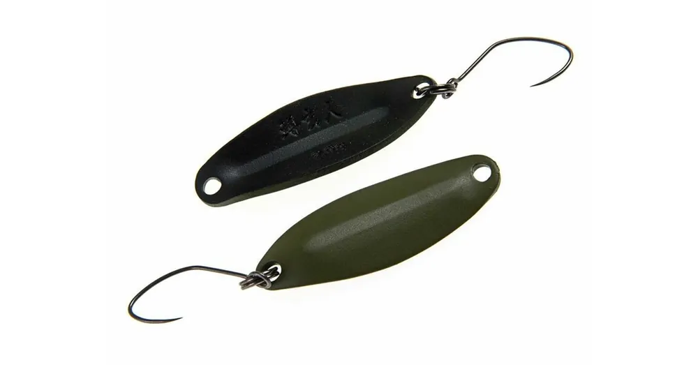 Direct Beschikbaar Nories Masukuroto 34mm 2.0g 010 kanál villantó (Oliv / Schwarz)