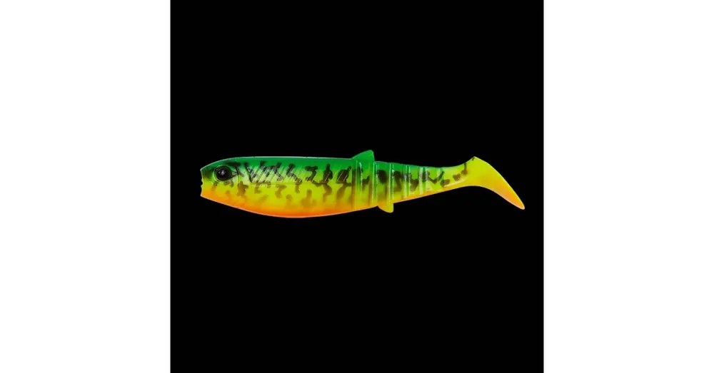 Laatste Versie Savage Cannibal Shad 10cm 9gr Burbot Firetiger
