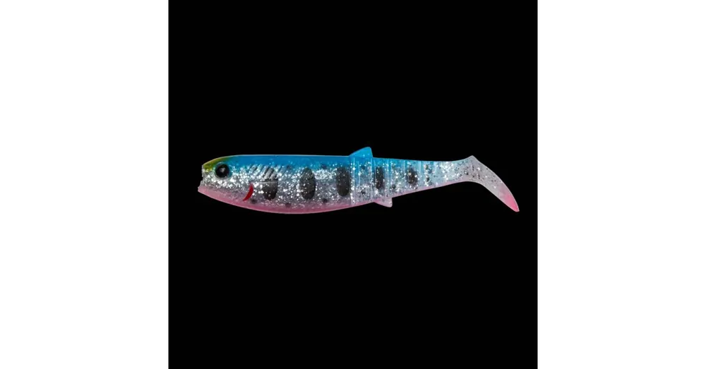 Savage LB Cannibal Paddletail 10cm 9gr Blue Pink Smolt UV Koopje