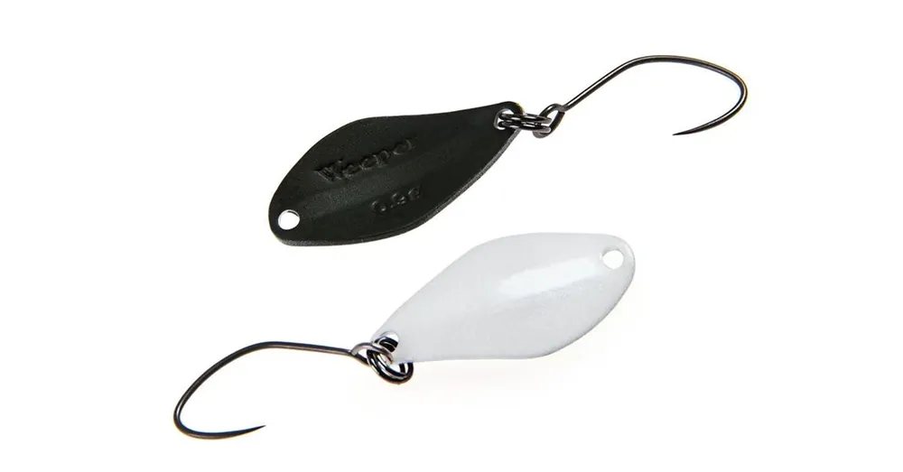 Nories Masukuroto Weeper 20mm 0.6g 015 kanál villantó (Weiss / Schwarz) Weekendaanbieding