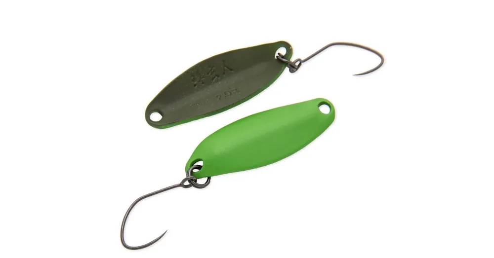 Nories Masukuroto 32mm 2.0g 006 kanál villantó (Lime / Schwarz) Laatste Kans