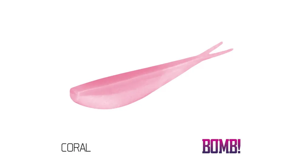 Aanbieding Delphin BOMB! D-SHOT 5db 8,5cm Coral gumihal