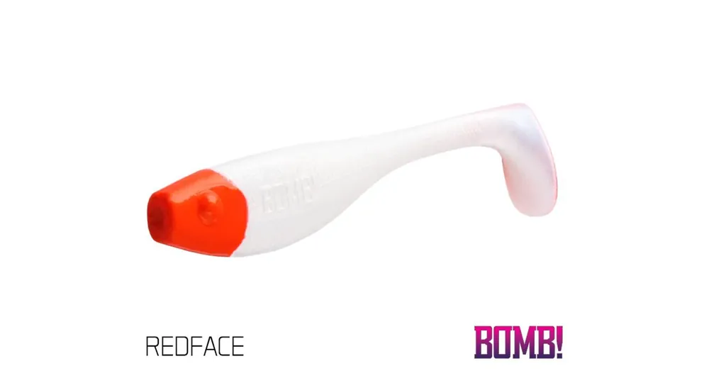 Dagaanbieding Delphin Bomb Fatty 10 cm Redface gumihal 5db