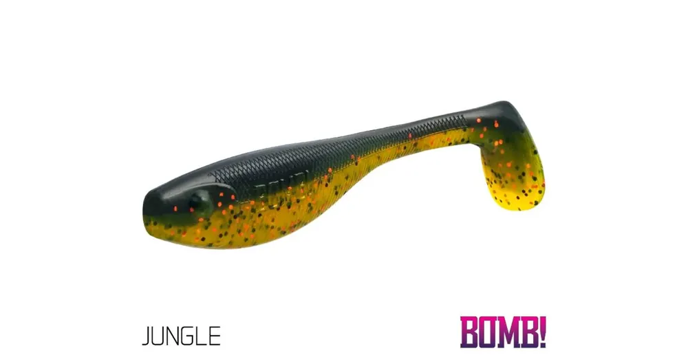 Hoge Kwaliteit Delphin Bomb Fatty 12 cm Jungle gumihal 5db