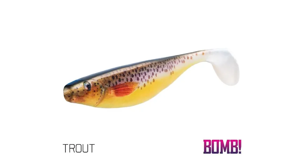 Favoriet Delphin Bomb Hypno 9 cm 3D Trout gumihal 3db