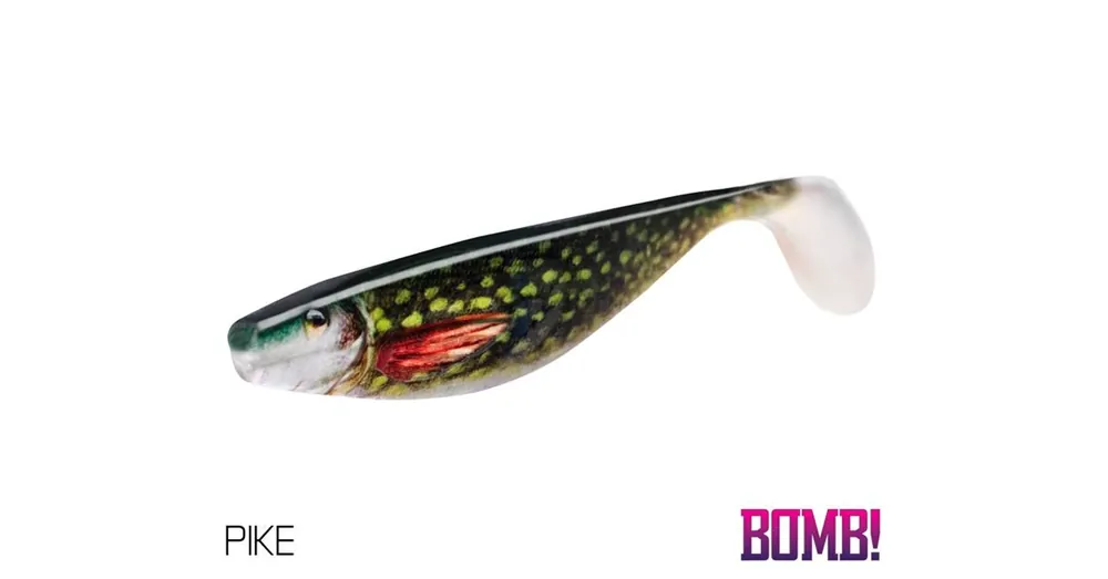 Delphin Bomb Hypno 9 cm 3D Pike gumihal 3db Fabrieksprijs