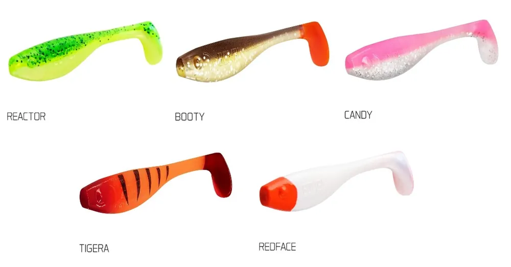 Hoge Kwaliteit Delphin Bomb Fatty 12cm MIX gumihal 5db