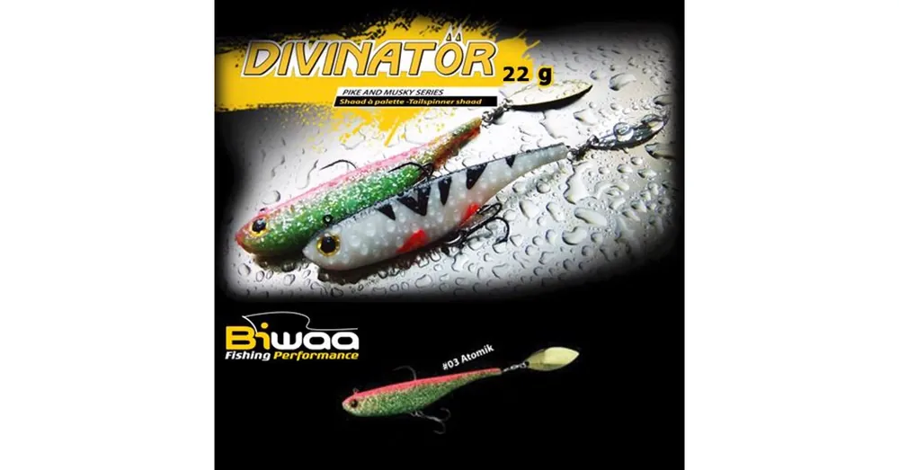 Hete Deal Biwaa Divinator Junior 14cm 22g 03 Atomik spinnertail