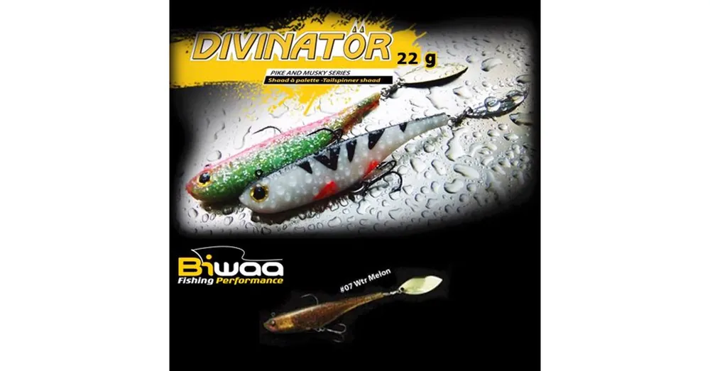 Biwaa Divinator Junior 14cm 22g 07 Watermelon Red spinnertail Direct Verzonden