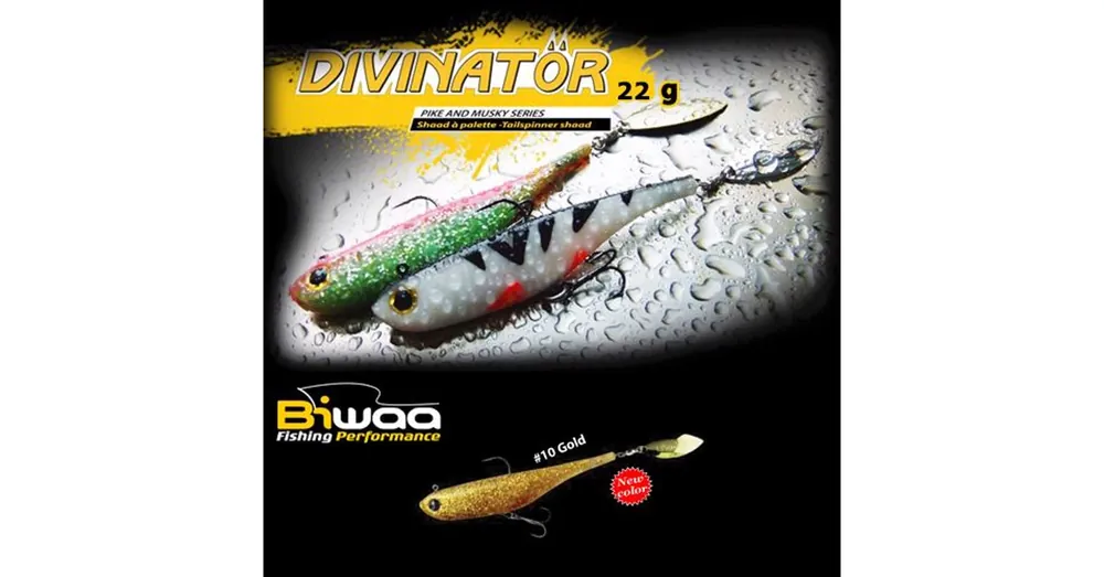 Biwaa Divinator Junior 14cm 22g 10 Gold spinnertail Snelle Levering
