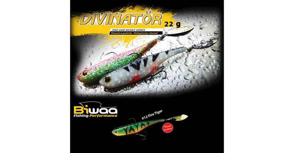 Nu Kopen Biwaa Divinator Junior 14cm 22g 12 Fire Tiger spinnertail
