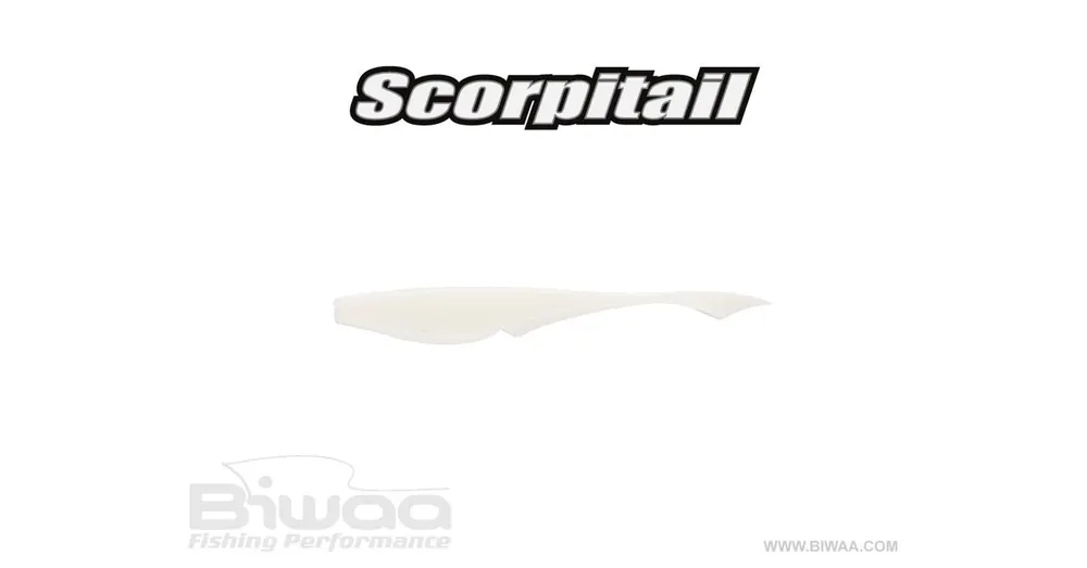 Biwaa Scorpitail 5" 13cm 08 Pearl White gumihal 6db/csg Op = Op