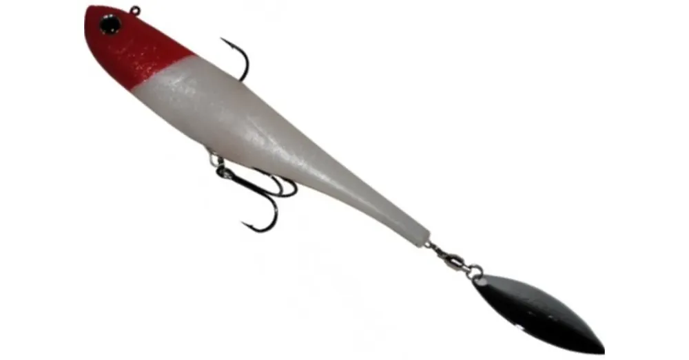 Biwaa Divinator Medium 18cm 35g 15 Red Head spinnertail Bestel Nu