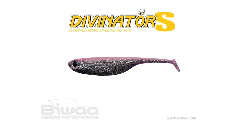 Biwaa Divinator S 4" 10cm 13 Pink Ice gumihal 5db/csg Direct Verzonden