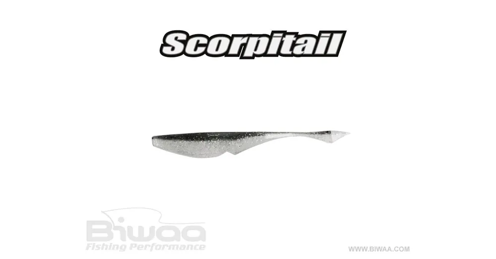 Biwaa Scorpitail 4" 10cm 101 Silver Minnow gumihal 8db/csg Premium