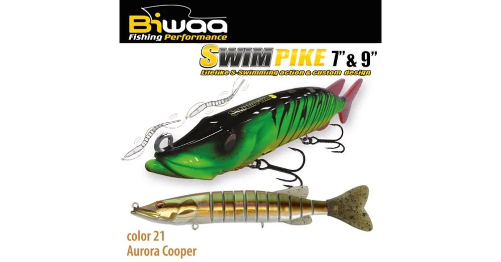 Uitverkoop Biwaa Swimpike SS 7" 18cm 26g 21 Aurora Cooper wobbler