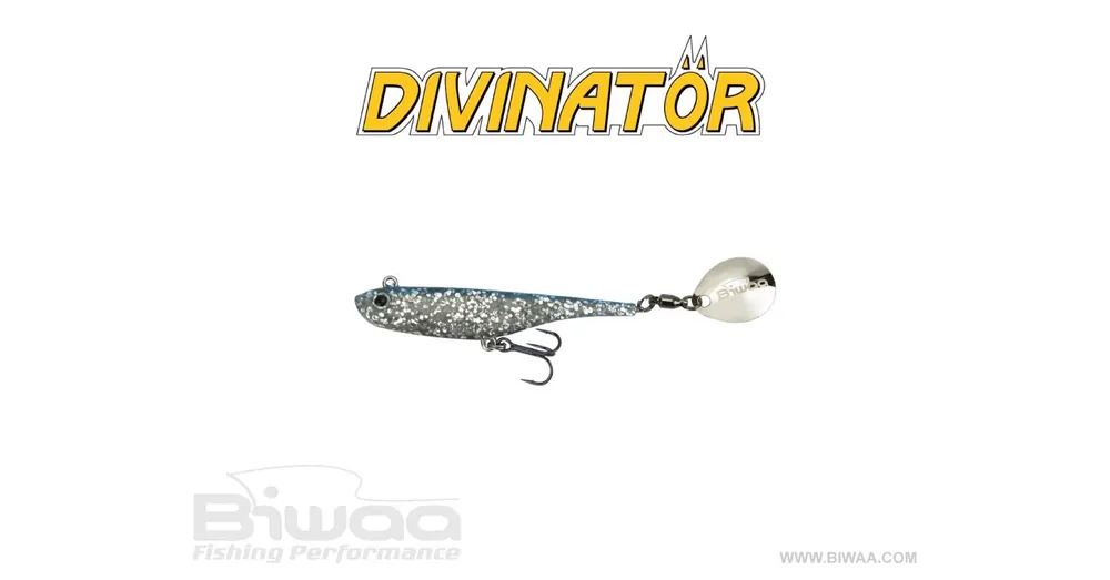 Biwaa Divinator Mini 9,5cm 9g 01 Blue Chrome spinnertail Tijdelijk Beschikbaar