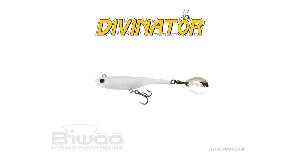 Biwaa Divinator Mini 9,5cm 9g 02 Pearl White spinnertail Direct Beschikbaar