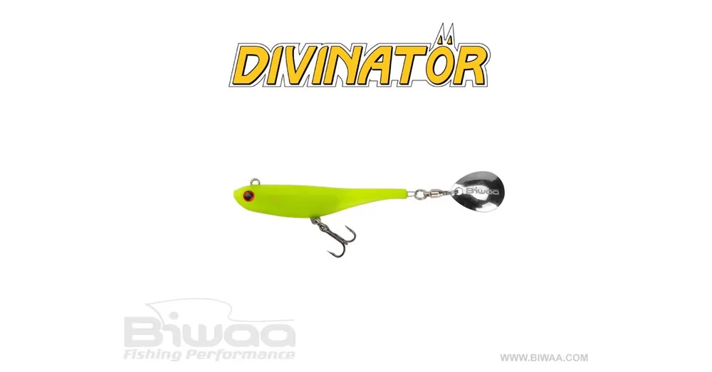 Koop Online Biwaa Divinator Mini 9,5cm 9g 21 Lemon spinnertail