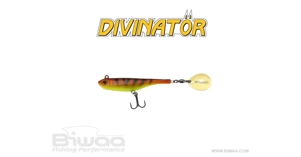 Betaalbaar Biwaa Divinator Mini 9,5cm 9g 16 Red Tiger spinnertail