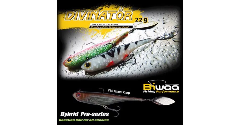 Superprijs Biwaa Divinator Junior 14cm 22g 36 Ghost Carp spinnertail
